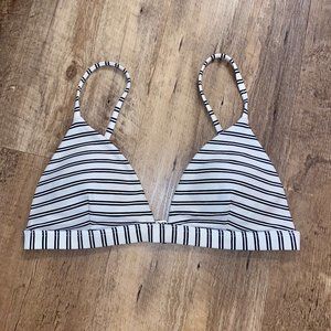 Black & White Bikini Top